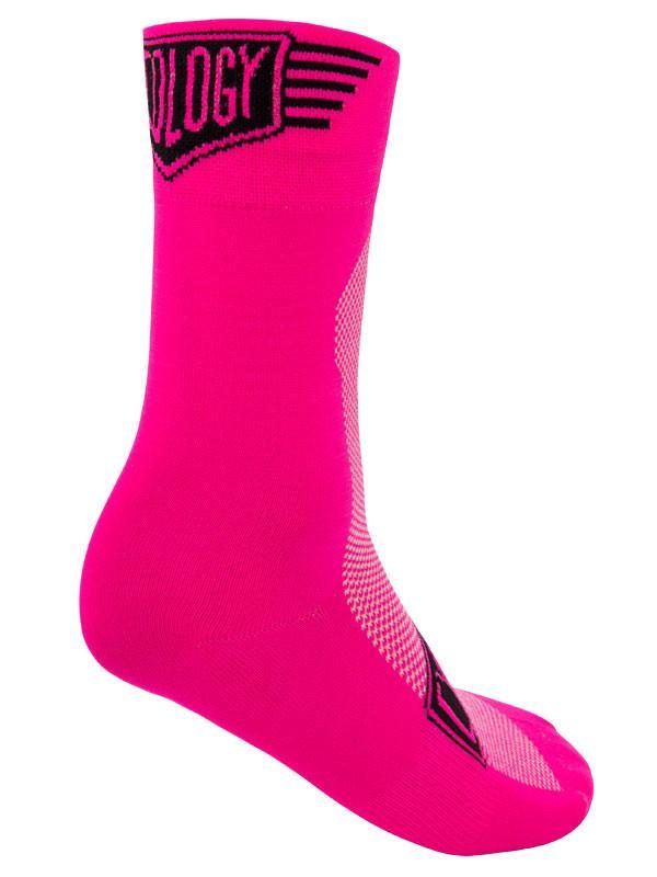 Cyklistické ponožky ružové od Cycology